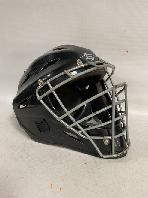 Vist Large View of Product Image Which is Used Easton CATCHERS HELMET Catchers Helmet w/Mask Black M/L