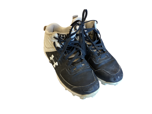 Vist Large View of Product Image Which is Used Under Armour BB/SB Cleats Black Youth 13.0