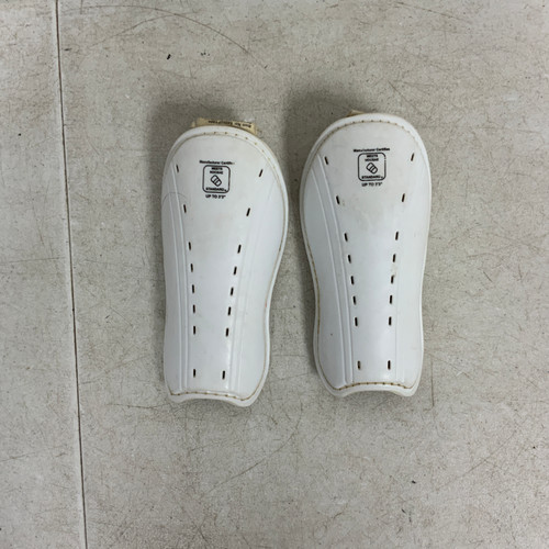 Vist Large View of Product Image Which is Used Soccer Shin Guards Youth White Youth