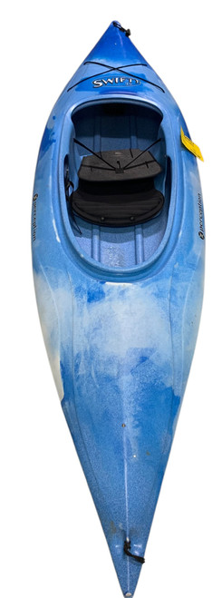 Vist Large View of Product Image Which is Used SWIFTY Kayak Carolina Blue 9Ft 5In