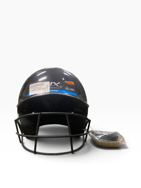 Vist Large View of Product Image Which is New HX HELMET W/MASK BLACK SM