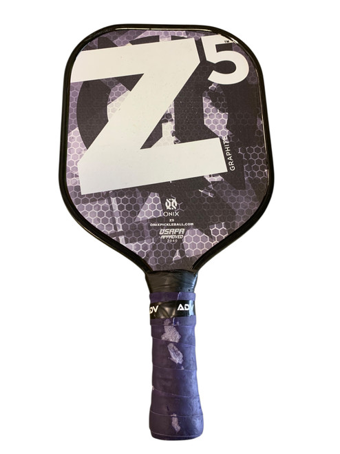 Vist Large View of Product Image Which is Used ONIZ Z5 Pickleball Racquet Black