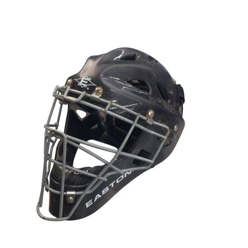 Vist Large View of Product Image Which is Used Easton CATCHERS HELMET Catchers Helmet w/Mask Black SM