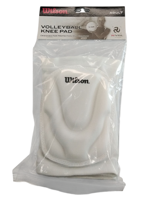 Vist Large View of Product Image Which is Used Wilson VB Knee Pads White Senior