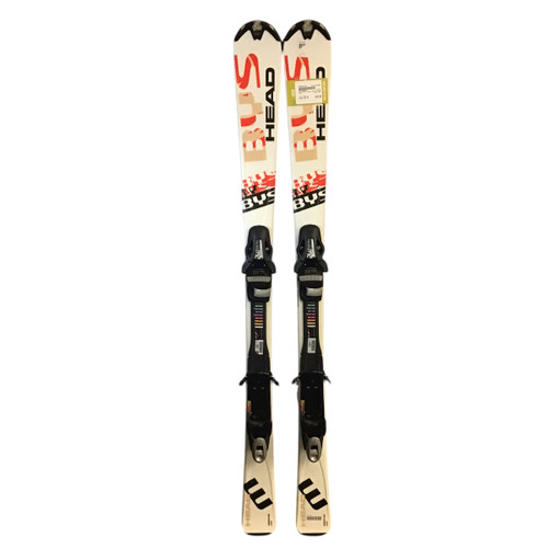 Vist Large View of Product Image Which is Used Head BYS M Boys DH Ski/Binding White 135 cm