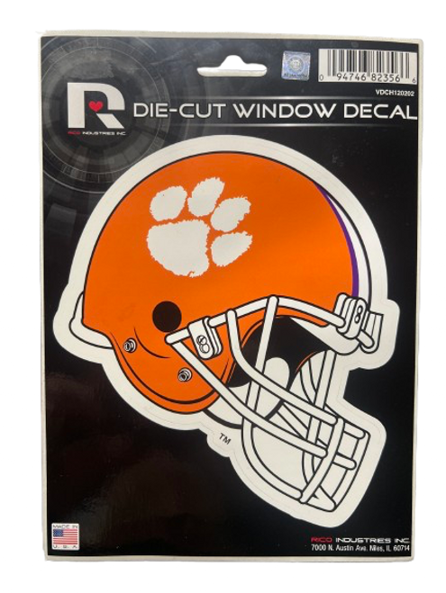 Vist Large View of Product Image Which is New DIE CUT WINDOW DECAL Football Accessory