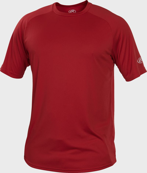 Vist Large View of Product Image Which is Used Rawlings PERFORMANCE CREW NECK T-SHIRT Other Clothing Red XL