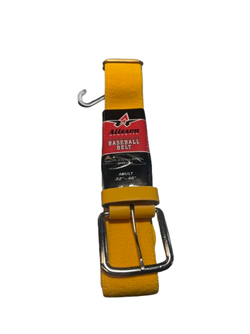 Vist Large View of Product Image Which is New Alleson BASEBALL BELT Other Clothing Gold Senior