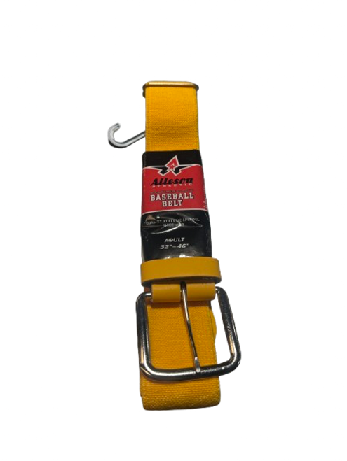 Vist Large View of Product Image Which is New Alleson BASEBALL BELT Other Clothing Gold Senior
