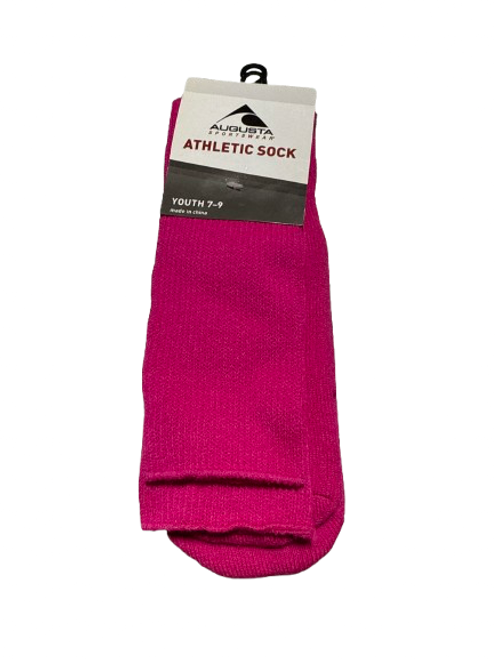 Vist Large View of Product Image Which is Used Augusta ATHLETIC SOCK Athletic Pink S/M