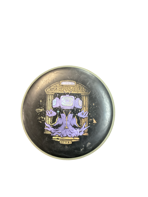 Vist Large View of Product Image Which is Used MVP DIGITAL GYROPALOOZA 2023 Disc Golf Putter Black