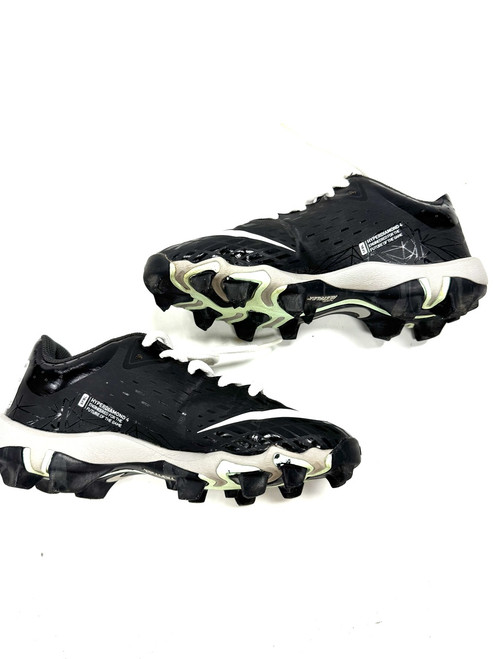 Vist Large View of Product Image Which is Used Nike HYPERDIAMOND BB/SB Cleats Black Junior 02