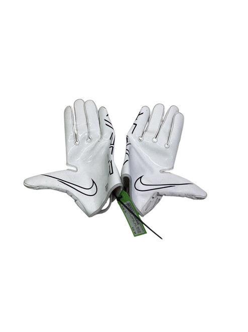 Vist Large View of Product Image Which is Used Nike ADULT VAPOR JET GLOVES FB Gloves White XL