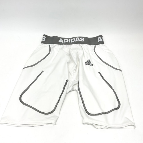 Vist Large View of Product Image Which is Used Adidas CLIMALITE ADULT SLIDING SHORTS Other Clothing White LG