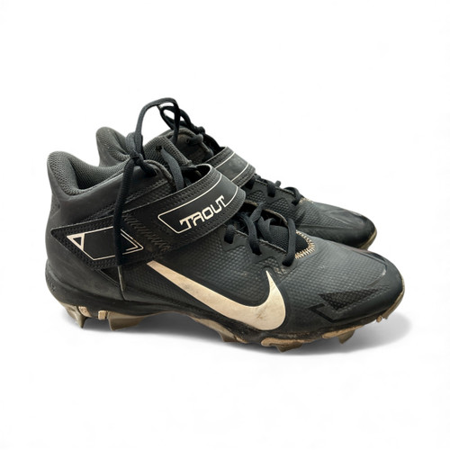Vist Large View of Product Image Which is Used Nike TROUT 27 BB CLEATS 8 BB/SB Cleats Black Senior 8