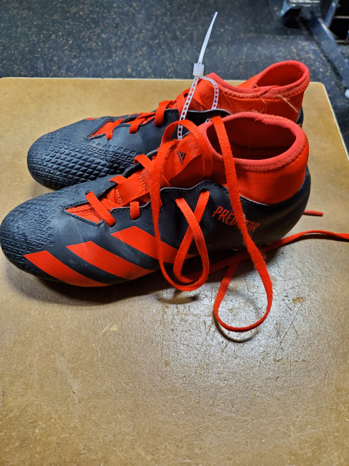 Vist Large View of Product Image Which is Used Adidas Soccer Cleats Black And Red Senior 5