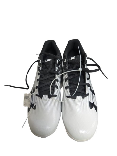 Vist Large View of Product Image Which is Used Under Armour AUTHENTIC CLEATS BB/SB Cleats Black Senior 8.5