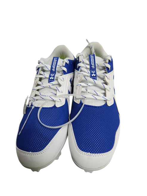 Vist Large View of Product Image Which is Used Under Armour LEADOFF CLEATS BB/SB Cleats Royal Blue Senior 10.5