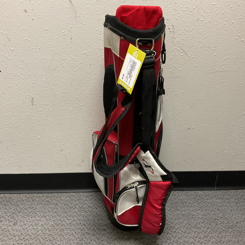 Vist Large View of Product Image Which is Used Tour Edge Jr Stand Bag Red And White
