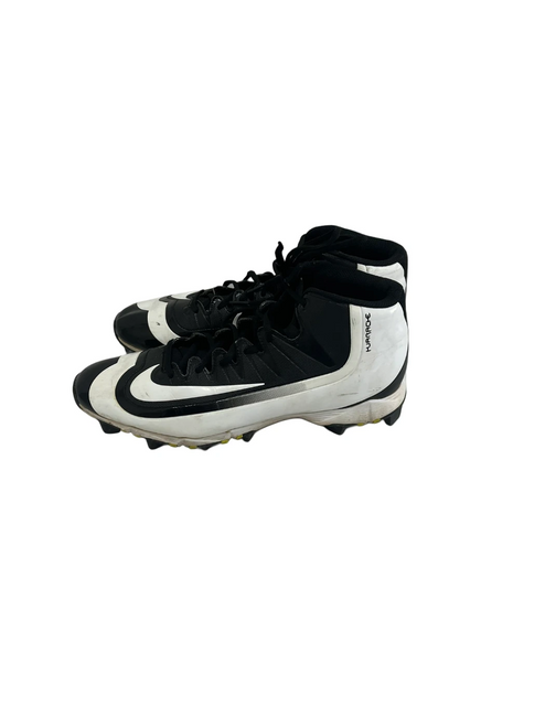 Vist Large View of Product Image Which is Used Nike 2K Huarche Mens 10.5 Black and White Baseball Cleats