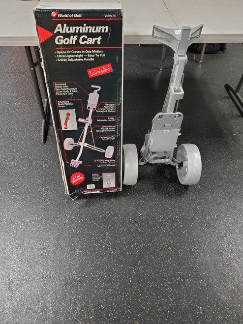 Vist Large View of Product Image Which is Used jEF GOLF CART 2-WHEEL Golf Cart Grey 2 Wheel