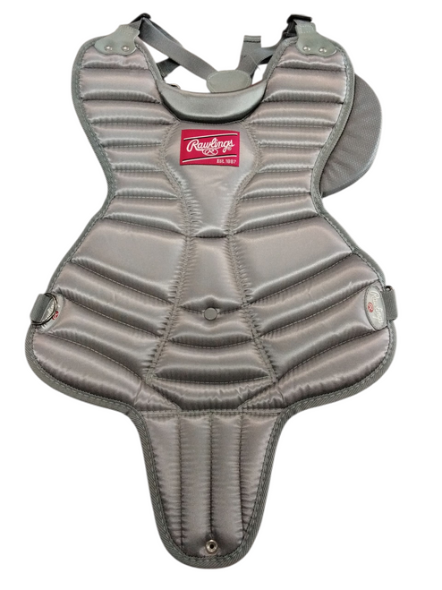 Vist Large View of Product Image Which is New Rawlings LLBP1 Catchers Chest Protector Grey Junior