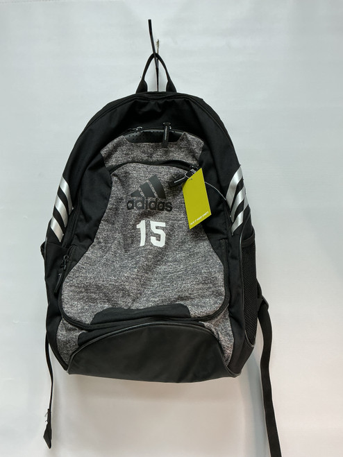 Vist Large View of Product Image Which is Used Adidas Soccer Player Duffel Bag Black