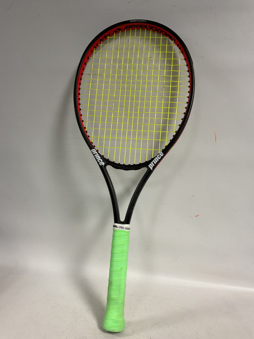 Vist Large View of Product Image Which is Used Prince WARRIOR 107 Adult Tennis Racquet Black 4 1/4"