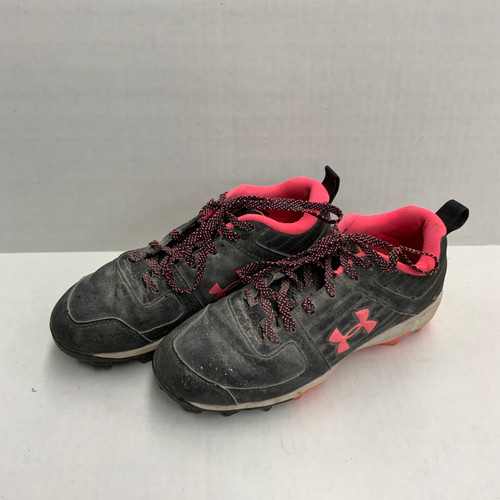 Vist Large View of Product Image Which is Used Under Armour BB/SB Cleats Pink Junior 03