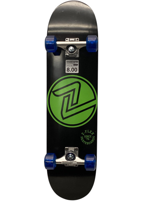 Vist Large View of Product Image Which is Z-Flex OG CIRCLE Complete Skateboard Black 8"