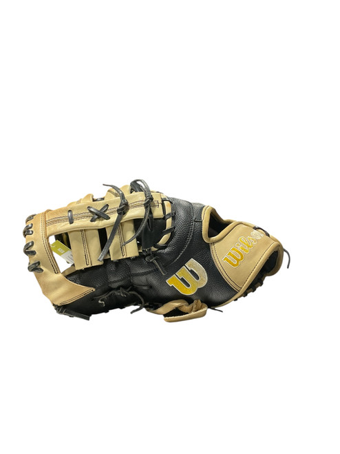 Vist Large View of Product Image Which is Used Wilson A2000 1ST BASE MITT BB/SB First Base LH Throw Black 12 1/2"