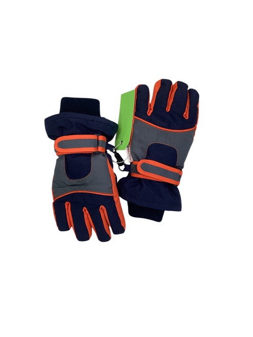 Vist Large View of Product Image Which is Used Outerwear Boys Gloves Navy Blue Junior