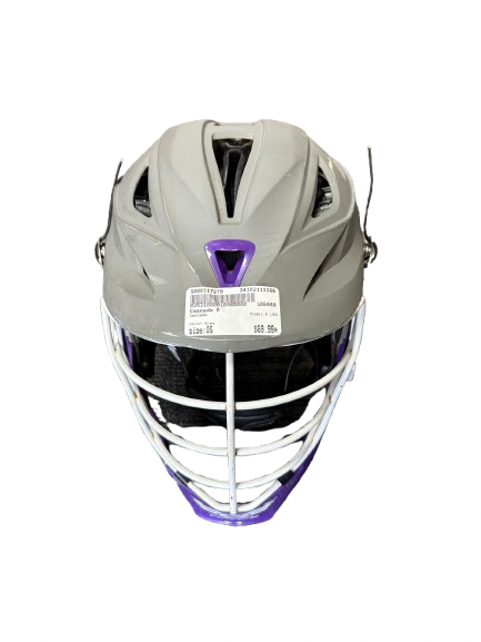 Vist Large View of Product Image Which is Used Cascade R LRG Lacrosse Helmet Grey One Size