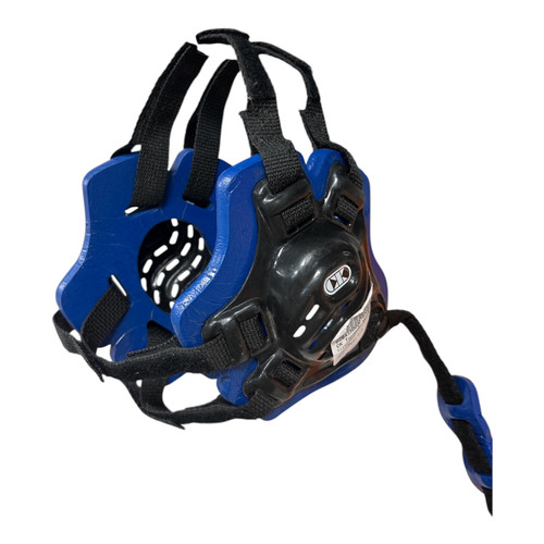 Vist Large View of Product Image Which is Used Cliff Keen Wrestling Headgear Royal Blue