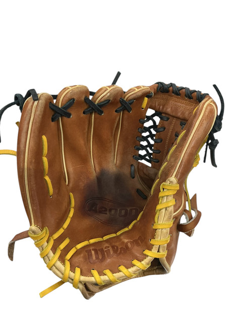 Vist Large View of Product Image Which is Used Wilson A2000 CJW BB/SB Glove LH Throw Brown 12"