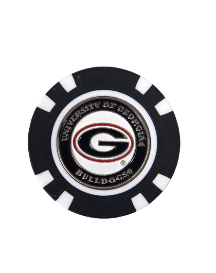 Vist Large View of Product Image Which is New NCAA Poker Chip - Georgia