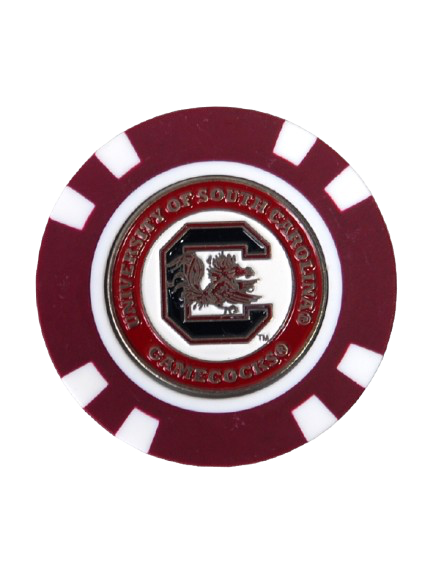 Vist Large View of Product Image Which is New NCAA Poker Chip - S. Carolina