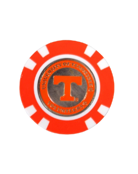 Vist Large View of Product Image Which is New NCAA Poker Chip - Tennessee