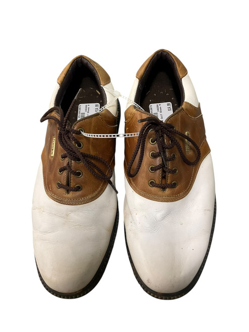 Vist Large View of Product Image Which is Used Foot Joy Mens Golf Shoes White Senior 9.5