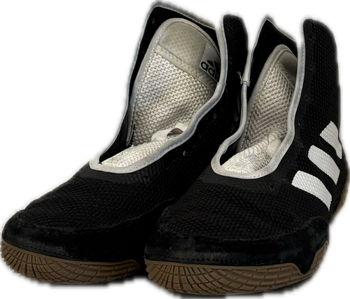 Vist Large View of Product Image Which is Used Adidas Wrestling Shoes Black Senior 9