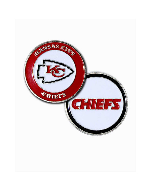 Vist Large View of Product Image Which is New NFL Ball Marker - Chiefs