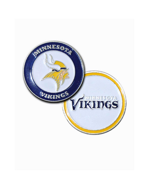 Vist Large View of Product Image Which is New NFL Ball Marker - Vikings