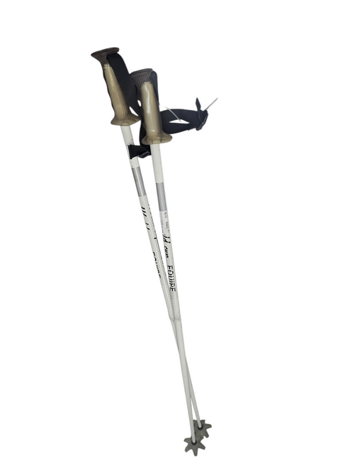 Vist Large View of Product Image Which is Used WORLD CUP POLES Mens DH Ski Pole White 125 cm / 50 in