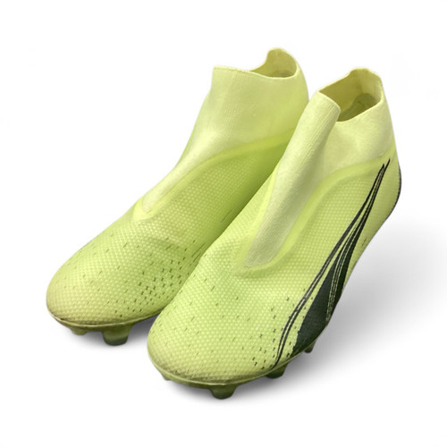 Vist Large View of Product Image Which is Used Puma Soccer Cleats Yellow Senior 10