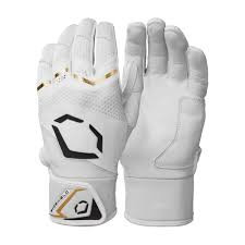 Vist Large View of Product Image Which is New EVOSHIELD CARBYNE BATTING GLOVE WHITE AD S