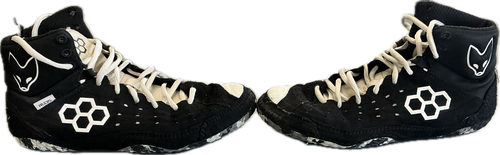 Vist Large View of Product Image Which is Used Rudis Wrestling Shoes Black Senior 7.5