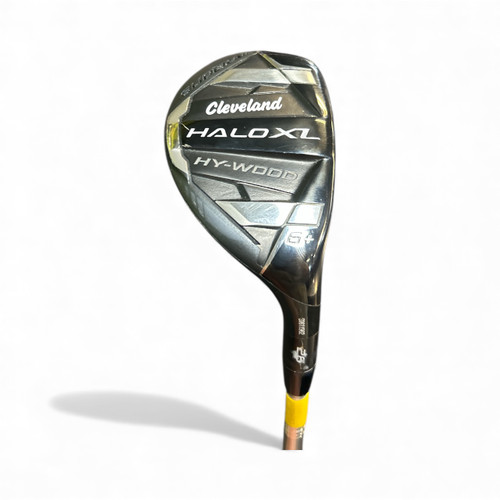 Vist Large View of Product Image Which is Used Cleveland HALO XL HY-WOOD Mens Hybrid Club RH 6 Hybrid