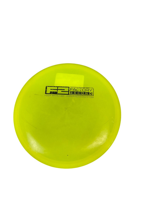 Vist Large View of Product Image Which is Used Innova INN F2 CHAMP DART Disc Golf Putter Yellow 156g