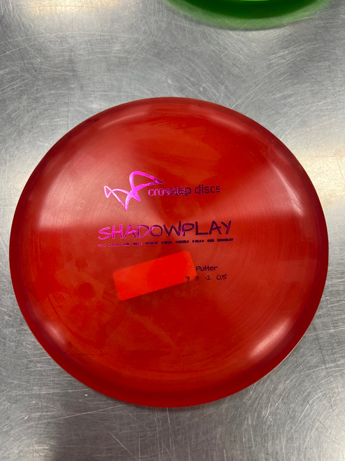 Vist Large View of Product Image Which is Used CROSSLAP SHADOWPLAY Disc Golf Putter Red