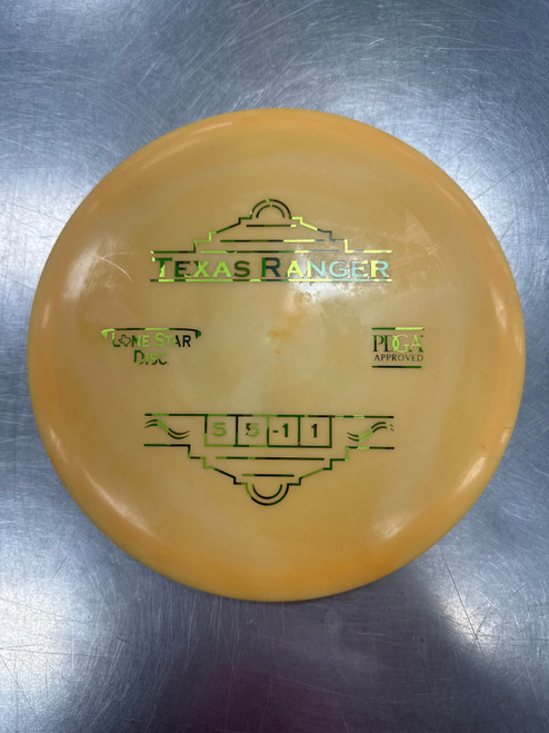 Vist Large View of Product Image Which is Used Lone Star Disc TEXAS RANGER Disc Golf Mid Range Orange